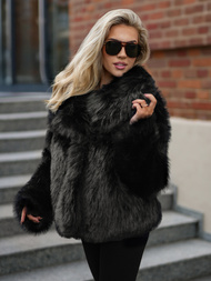 Geacă de femei neagra OZONEE JS/61M8515/392