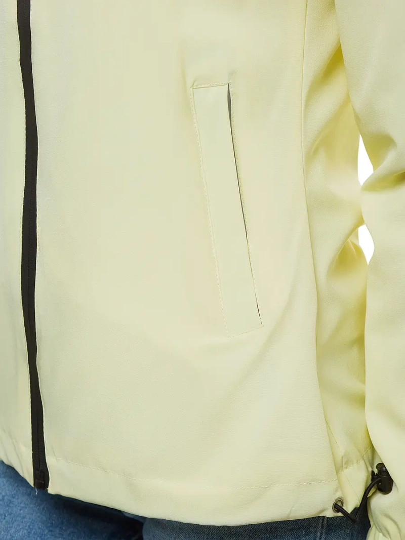 Jachetă femei lumină galbenă OZONEE JS/HH036/59