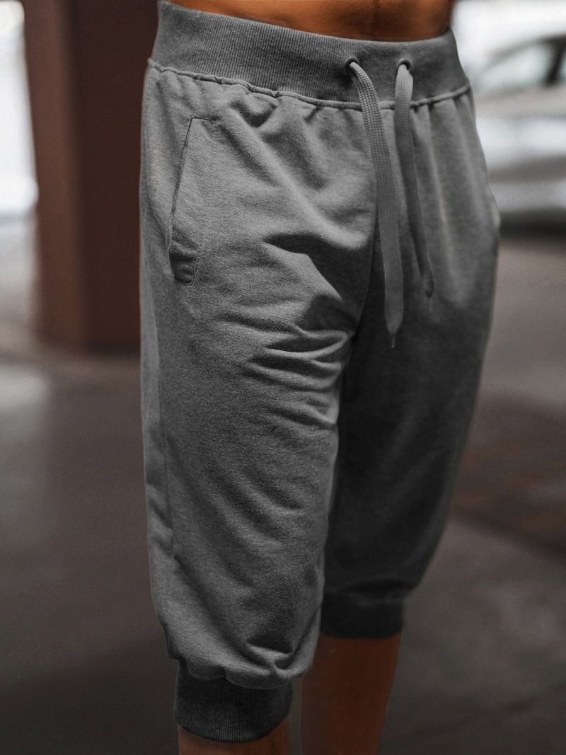 Pantaloni scurți sport bărbați antracit OZONEE JS/XW07/5Z