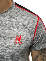 Tricou bărbați gri OZONEE JS/KS2103