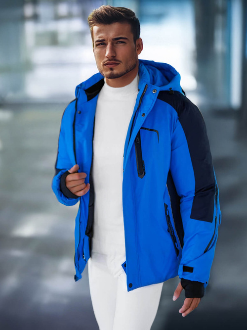 Geacă bărbați albastră OZONEE JS/91M9905/184Z