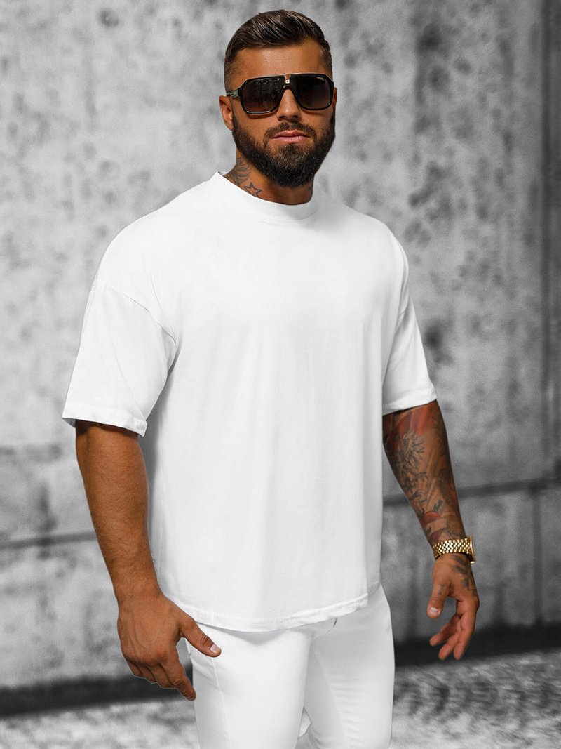 Tricou bărbați alb OZONEE O/3429
