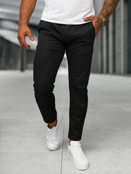 Pantaloni Bărbaţi Negri OZONEE BL/SK222/1