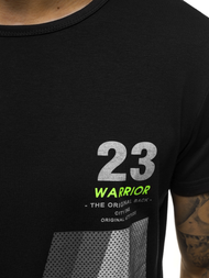 Tricou bărbați negru OZONEE JS/SS10932Z