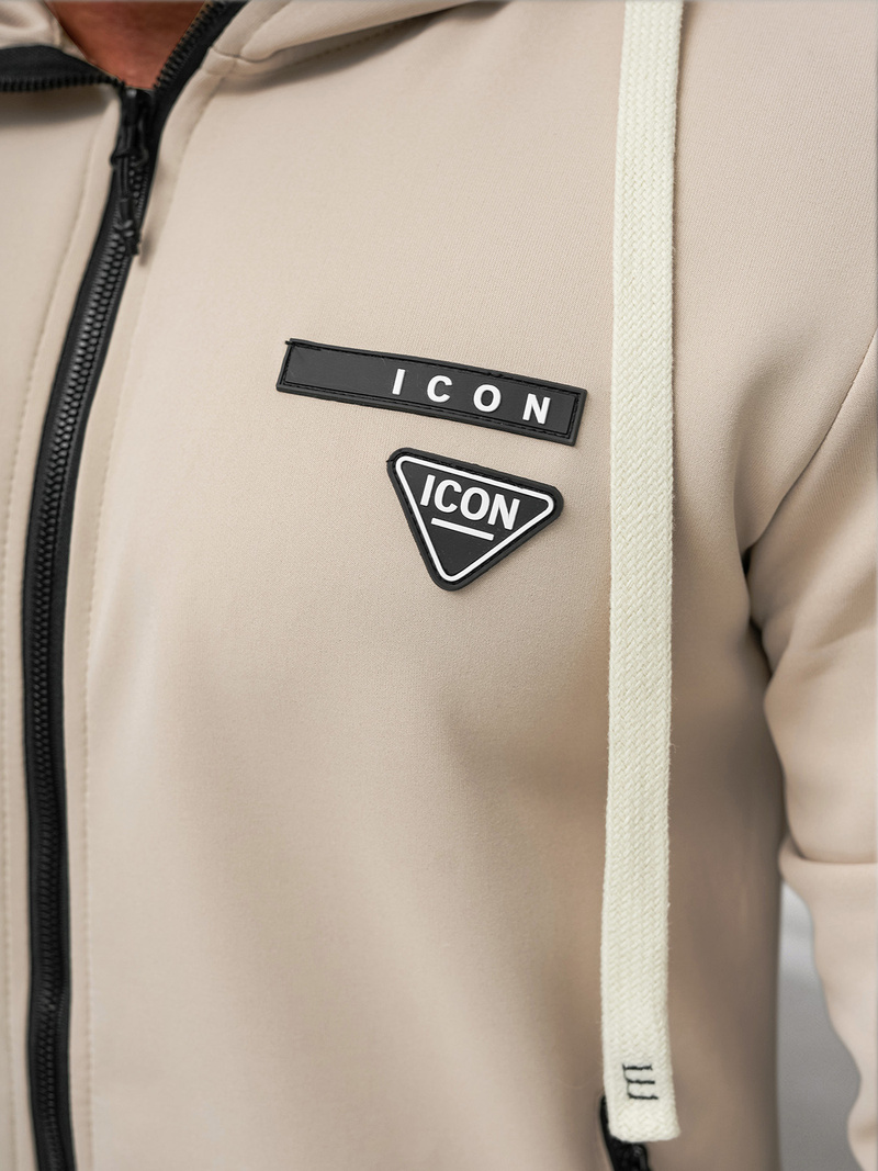 Compleu sport bărbaţi bej OZONEE O/LN11760