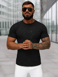 Tricou bărbați negru OZONEE O/QQ1389