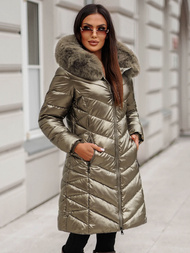 Geacă de femei aur OZONEE JS/16M9100/403Z