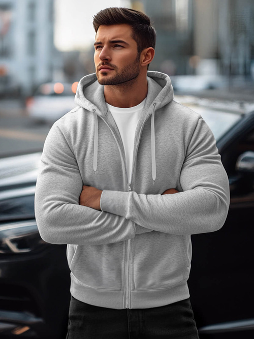 Hanorac bărbați gri OZONEE JS/2008Z