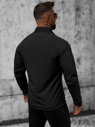 Jachetă de primăvară bărbați neagră OZONEE JS/M10302