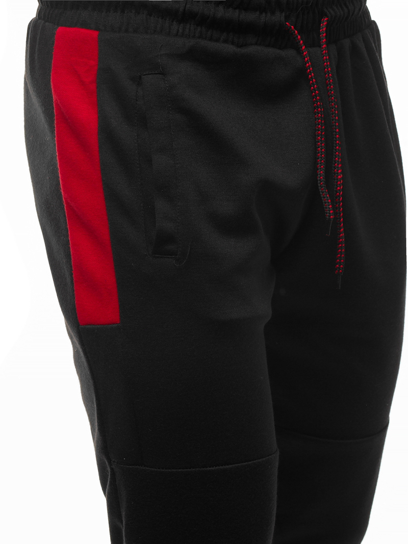 Pantaloni de trening bărbaţi negri OZONEE JS/JZ11021