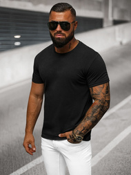 Tricou bărbați negru OZONEE O/T1277/3