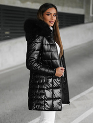 Geacă de femei neagră OZONEE JS/16M9120/392Z