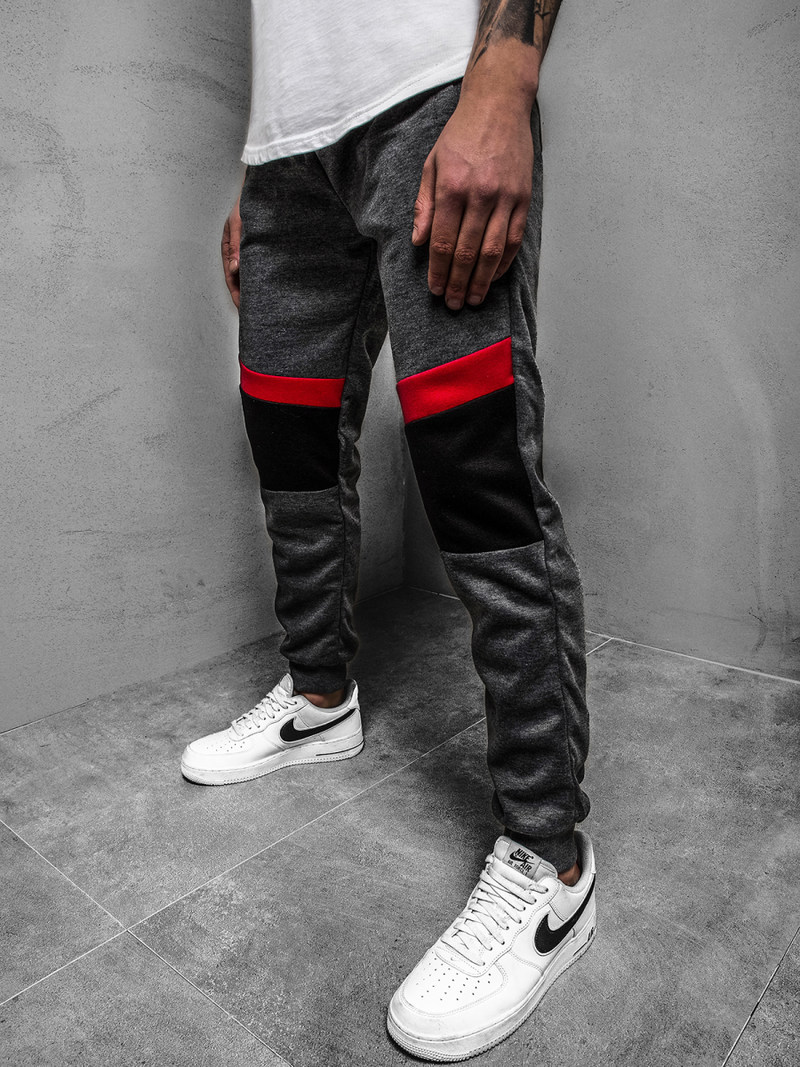 Pantaloni de trening bărbaţi antracit OZONEE JS/JZ11010Z