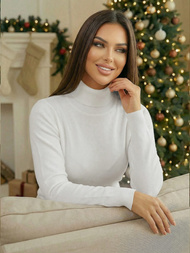 Pulover de dama alb OZONEE JS/8009/8Z