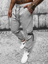 Pantaloni de trening bărbaţi gri OZONEE JS/8K1118/2