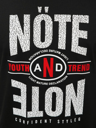 Tricou bărbați negri OZONEE JS/SS10968