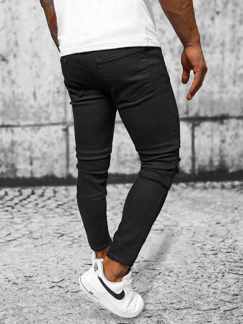 Blugi bărbaţi negri OZONEE E/5391/02