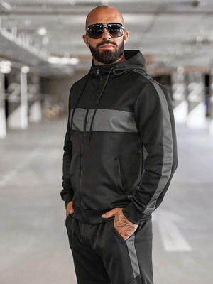 Compleu sport bărbaţi negru OZONEE JS/8C8115/3Z