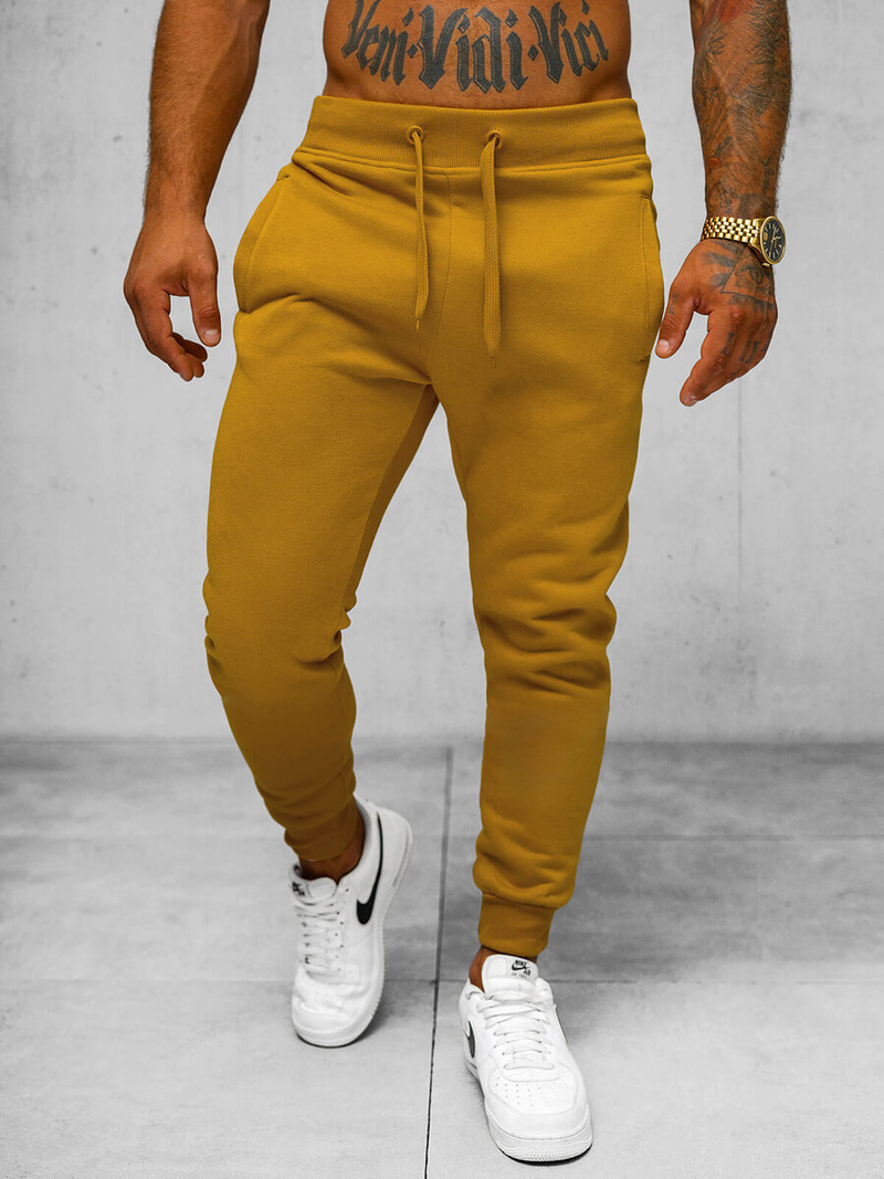 Pantaloni de trening bărbaţi camel OZONEE JS/XW01Z