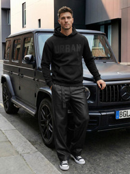 Hanorac bărbați negru OZONEE JS/8B1990/3