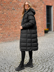 Geacă de femei neagra OZONEE JS/M736/392Z