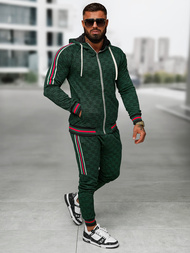 Compleu sport bărbaţi verde OZONEE O/FF5111AB