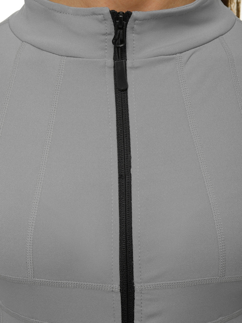 Hanorac femei gri OZONEE JS/HD151/3