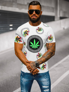 Tricou bărbați alb OZONEE O/T135/1