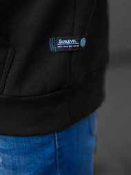 Hanorac bărbați neagră OZONEE O/H1060