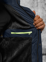 Geacă bărbați albastru marin OZONEE JS/5M3137/215