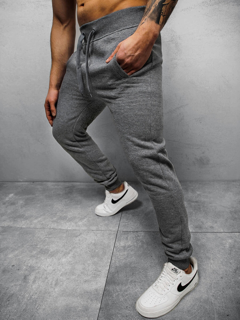 Pantaloni de trening bărbaţi antracit OZONEE JS/XW01Z