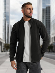 Hanorac cu fermoar bărbați negru OZONEE JS/HH016/3