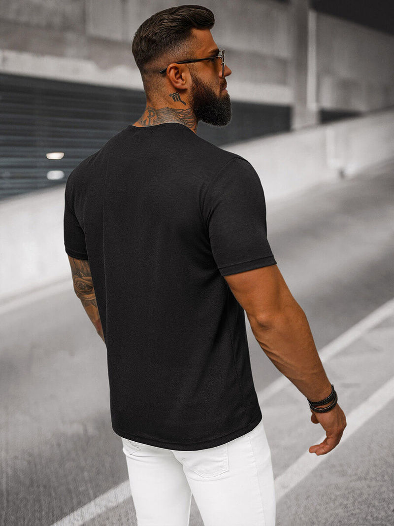 Tricou bărbați negru OZONEE O/L1451