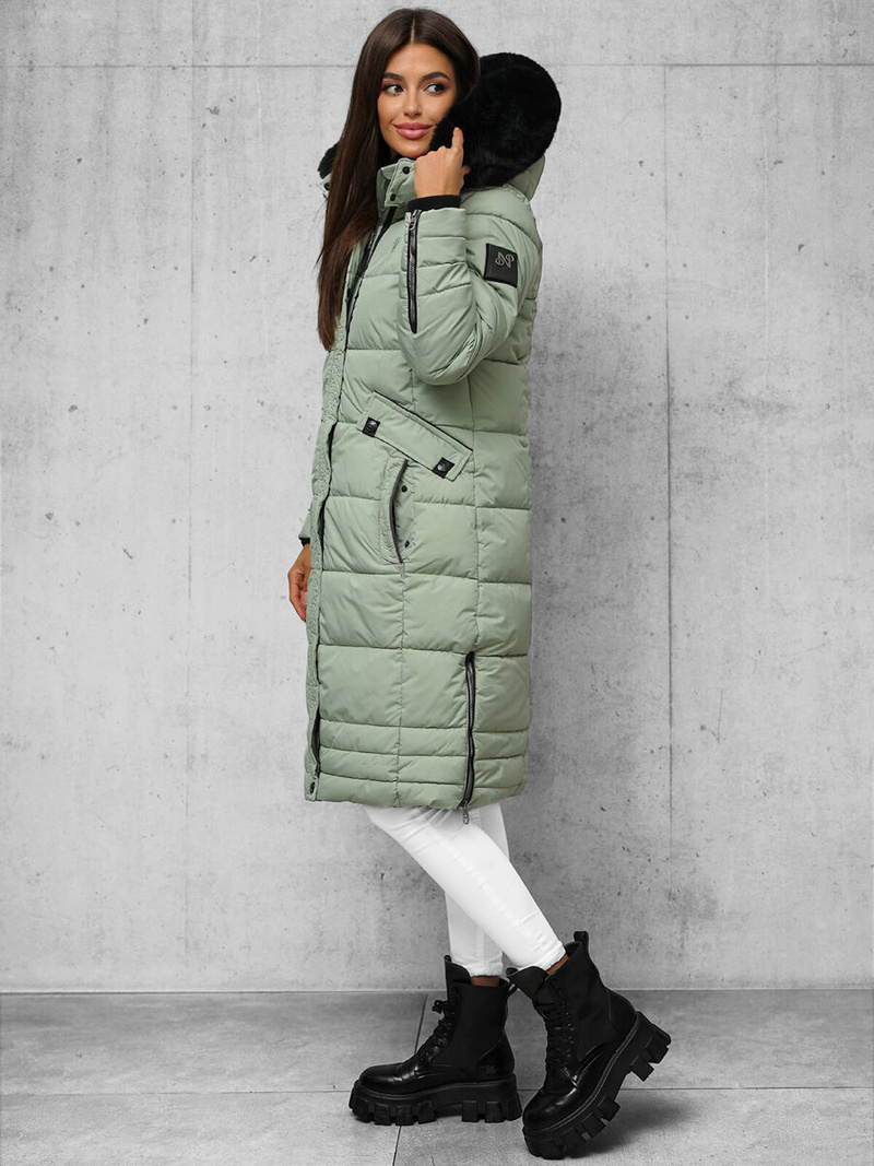 Geacă de femei verde-mentă OZONEE O/W377