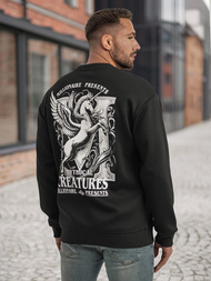 Hanorac bărbați negru OZONEE JS/65B3919/3