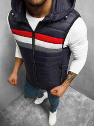 Vestă bărbați albastru marin OZONEE N/7107/2