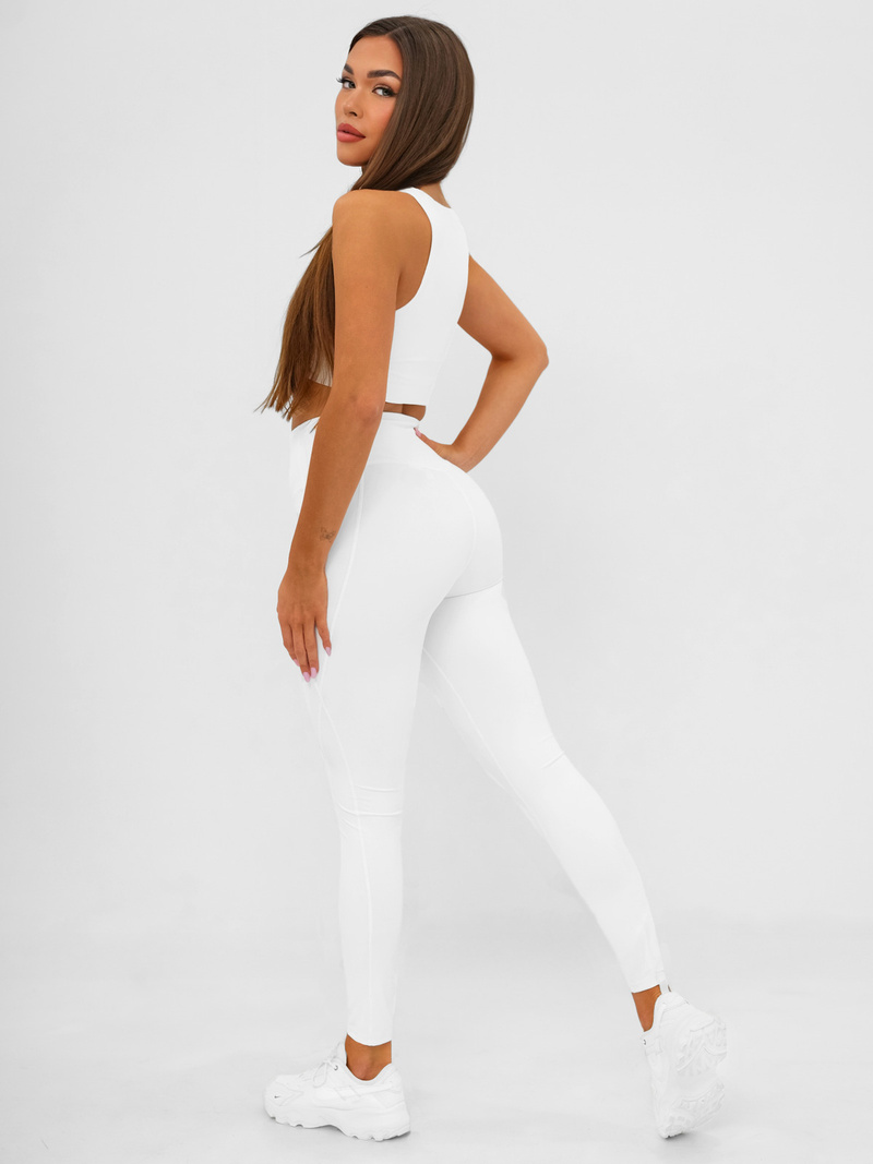 Colanţi femei albi OZONEE JS/17K585/1