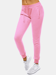 Pantaloni de training femei roz deschis OZONEE JS/CK01