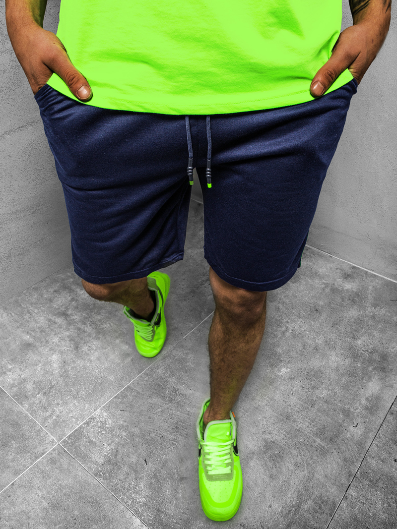 Pantaloni scurti bărbați albastru marin OZONEE JS/KS2505Z