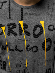 Tricou bărbați antracit OZONEE JS/SS10926