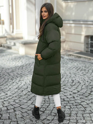 Geacă de femei verde închis OZONEE JS/5M3163/136Z