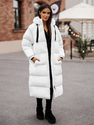 Geacă de femei alb OZONEE JS/5M3163/281Z