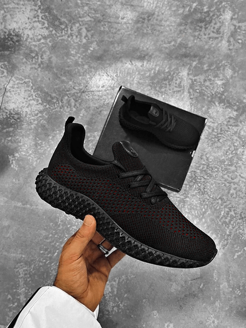 Sneakers bărbați negri OZONEE T/501