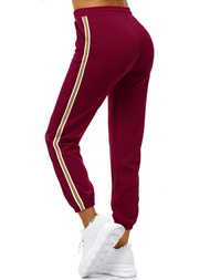 Pantaloni de training dame bordo OZONEE JS/1020/B13