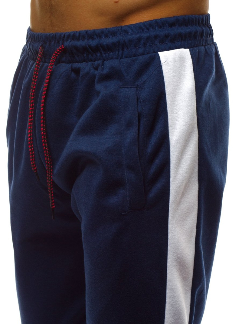 Pantaloni de trening bărbaţi albastru marin OZONEE JS/JZ11013
