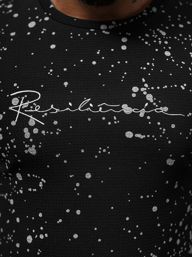 Tricou bărbați negru OZONEE O/P1113