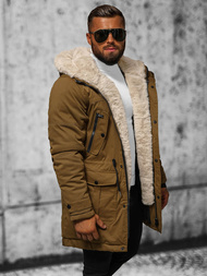 Geacă de iarnă parka bărbați camel OZONEE JS/22M317/84