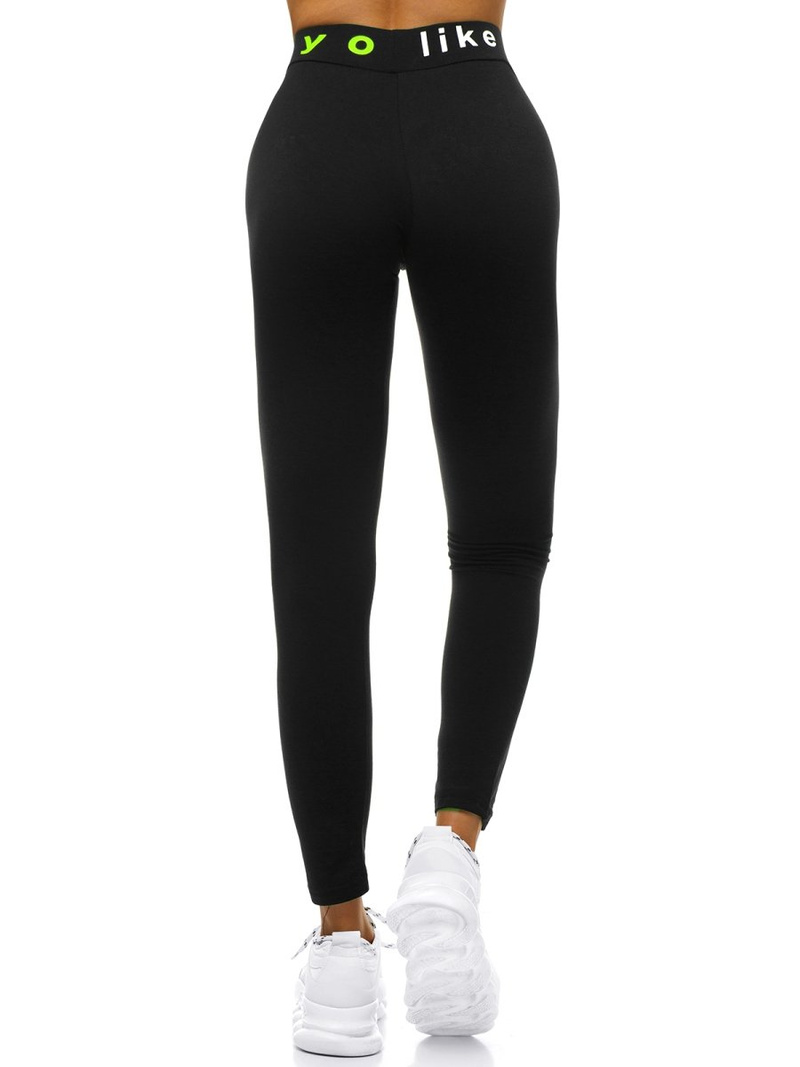 Colanţi femei negru-verde OZONEE O/82353