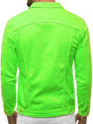 Geacă de blugi bărbați verde OZONEE G/620