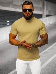 Tricou bărbați bej OZONEE NB/MT3001